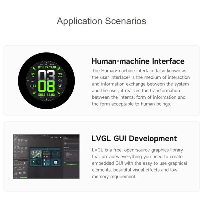 ESP32-S3 2.8Inch Capacitive Touch Round Display Development Board, 480X480, Supports Wifi&Bluetooth,ESP32 With Display