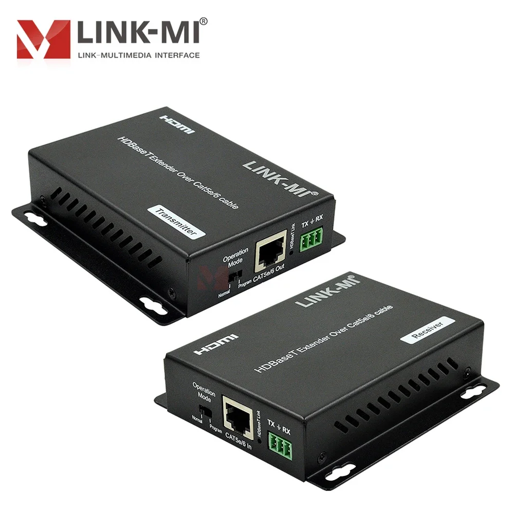 

4K 70M HDMI HD-Base-T Extender Over Cat5e/6 Support 3D, RS232, Bi-directional Wide Band IR, CEC, POC