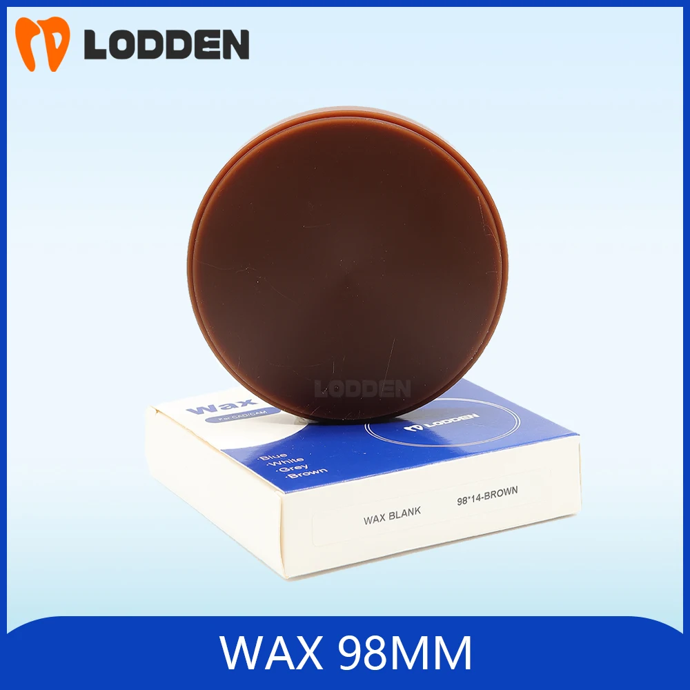 LODDEN Dental WAX 98mm Blocks For CAD CAM Wax Disk Dental Lab Dentist Denture Materials Shore D Dentist Materials