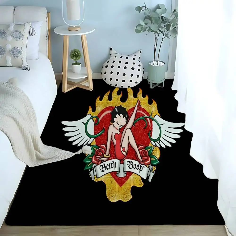 Sexy B-Betty-Cute-B-Boop-s Floor Mats Home Laundry Rug Carpet For Living Room Decor Lounge Area Anti-slip Foot Mat Entrance Doo