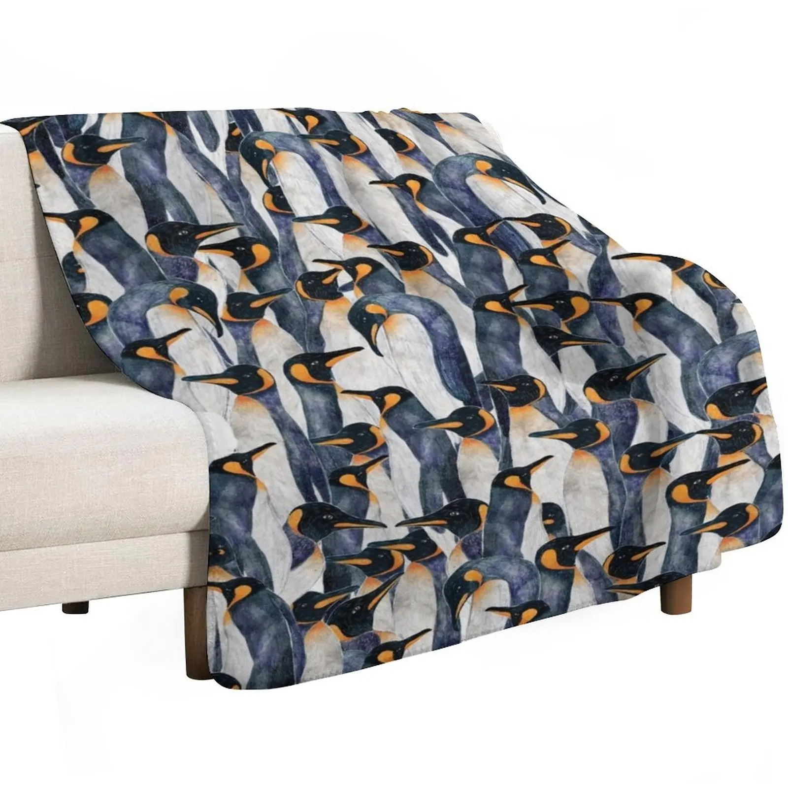 Singing Penguin Throw Blanket Plaid Weighted valentine gift ideas manga Furrys Hair Blankets