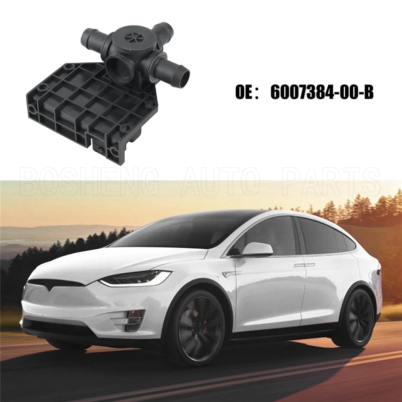 New For Tesla Model S 2012-2016 2016-2021 Water Pump 3-Way Heater Control Valve OEM 6007384-00-B 600738400B 6007384 00 B