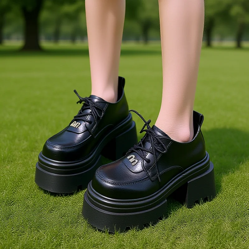 

2025 новые модные туфли с круглым носком, женские осенние лоферы на плоской подошве с мехом, сабо с неглубоким носком, оксфорды на платформе, повседневные женские кроссовки