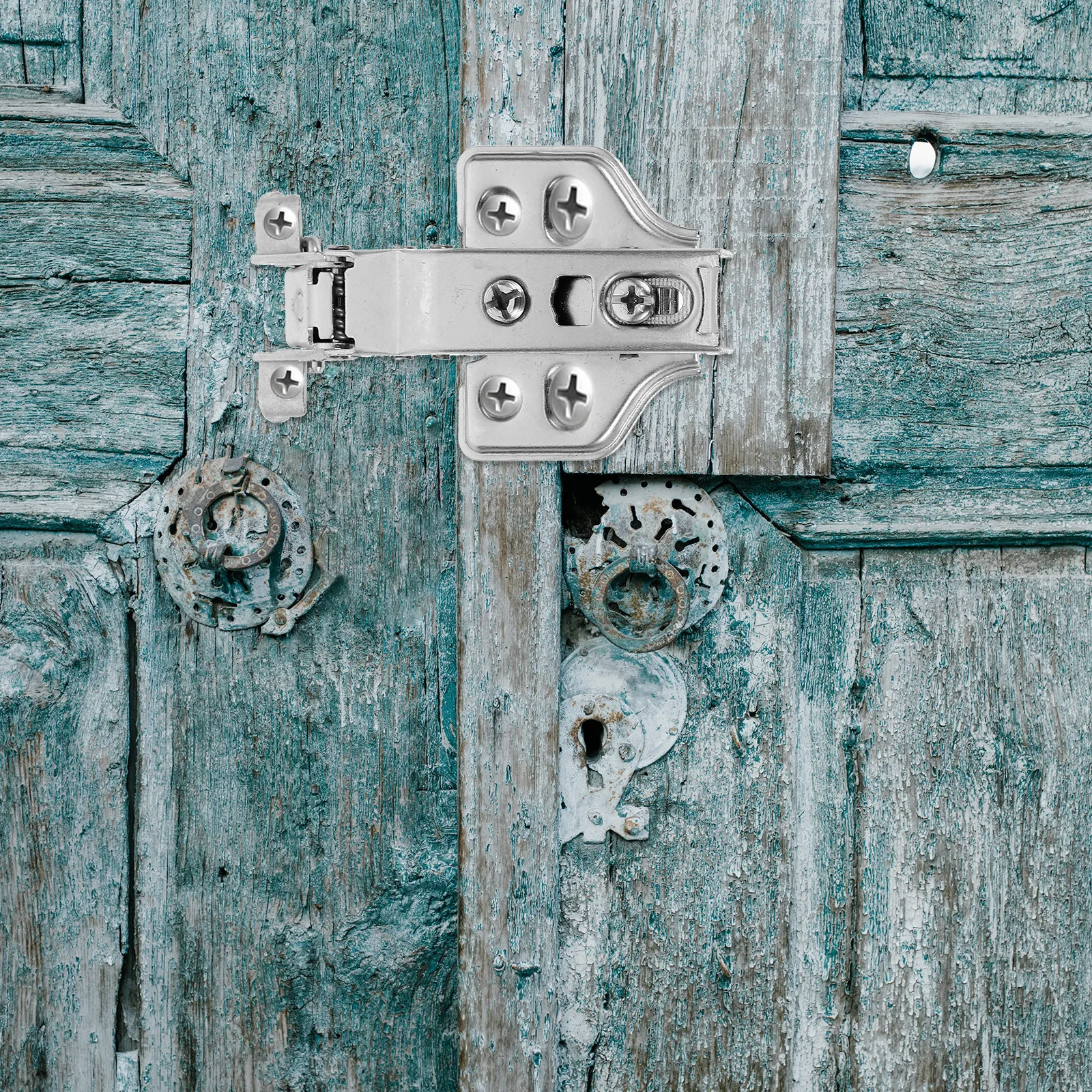 

4 Sets Metal Silent Hinges Cabinet Door Stainless Steel Cold Rolled Kitchen Wardrobe