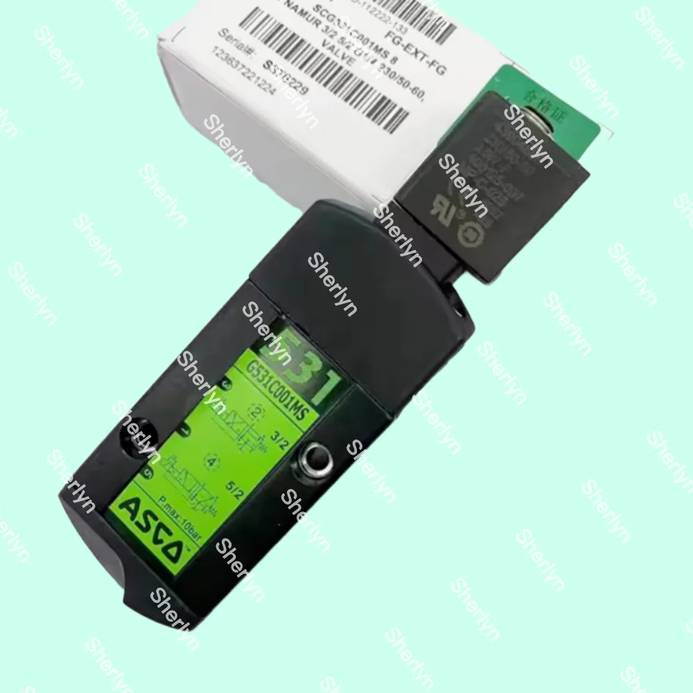 

SCG531C001MS G531C001 Pneumatic Control Directional Valve ASCO 531 Series Integrated Pilot Operated Spool Solenoid Valve