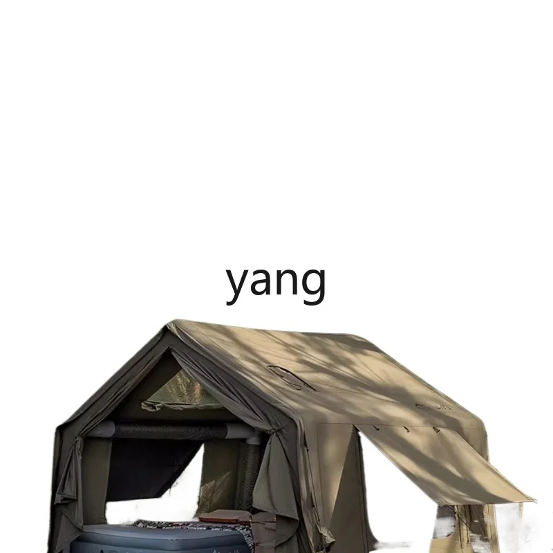 

LZR automatic inflatable tent army green cotton outdoor camping overnight camping equipment