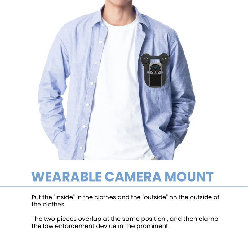 حامل مغناطيسي لكاميرا DN-Body، حامل تثبيت مغناطيسي عالمي، لكاميرات الجسم العالمية التي يمكن ارتداؤها في جميع العلامات التجارية