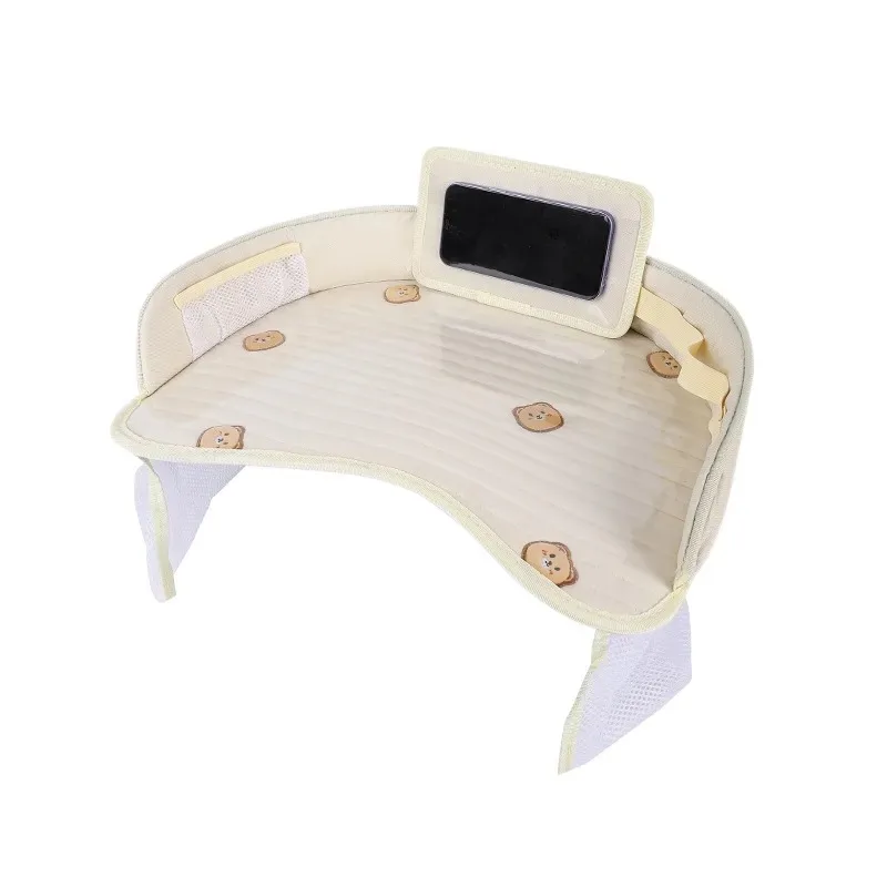 Car Seat Tray for Kids Waterproof Portable Snack Table for Baby Stroller Travel and Daily Dining view 6