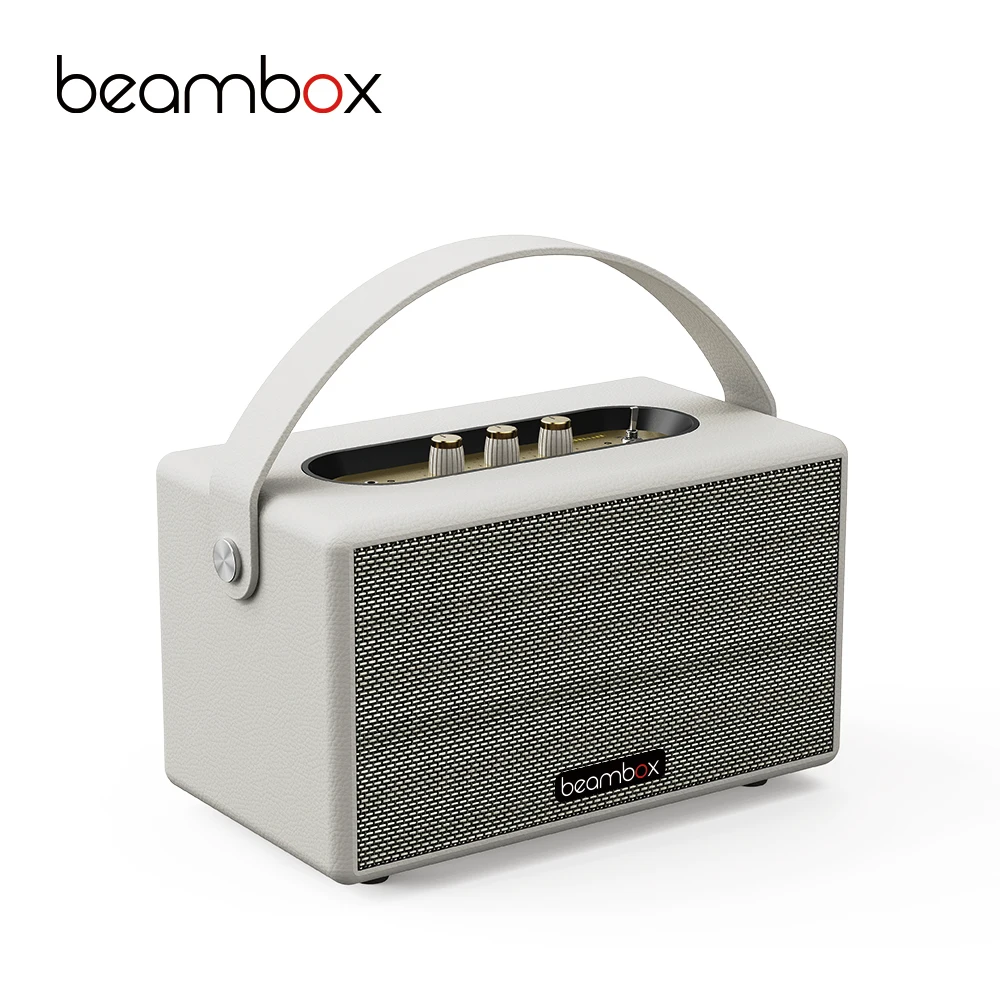 Hot Selling  Product High Soundcore Plus I Dual 3.5inch Wood Speaker Cover Leather Retro 4 Loudspeaker Enclosure Speakers