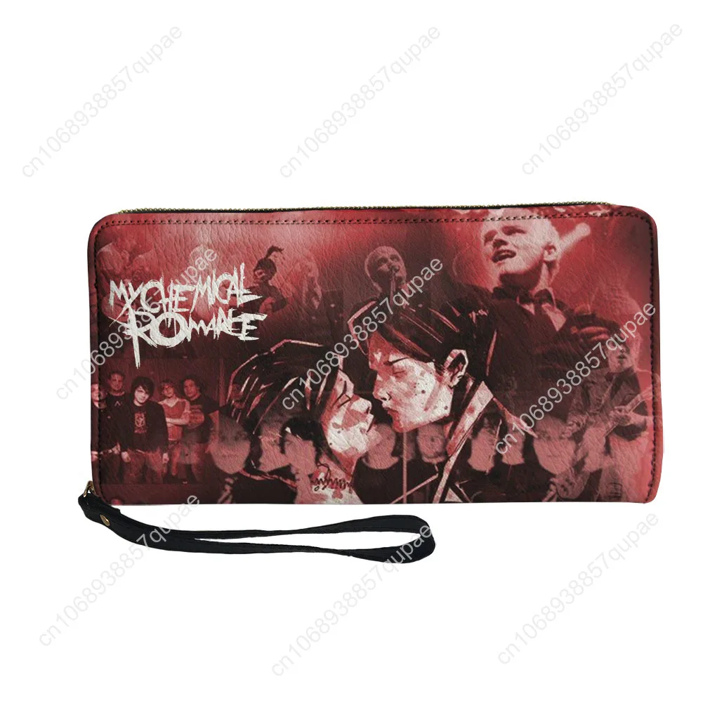 My Chemical Romance Mcr Band Sweet revenge Custom Wallet Purse Mens Womens Zipper Long Wallets Double Print Wallet Gift Bag