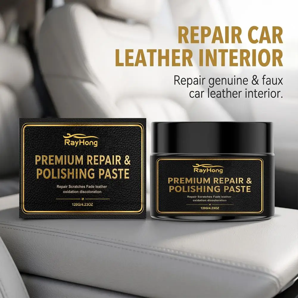 Plastic and Leather Repair Cream Fix Scratches Cracks Tears Polishing Paste Car Seat Sofa Shoe Scratch Remover Care Cream