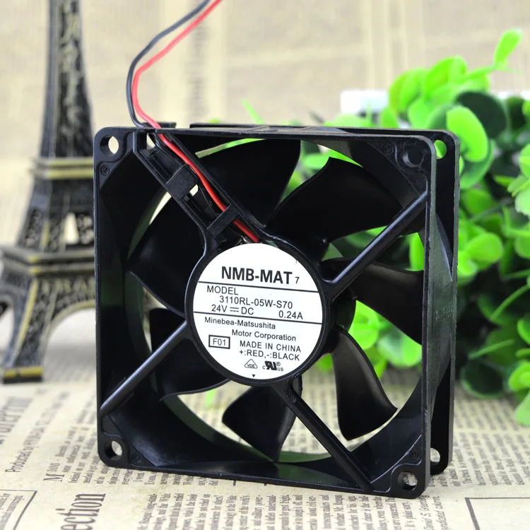 

3110RL-05W-S70 24V 0.24A 8025 8CM 2WIRES INVERTER FAN