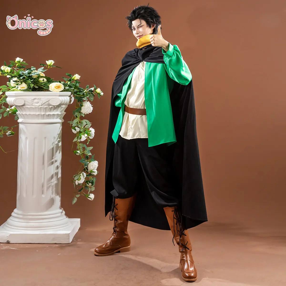 Disfraz de Cosplay de Subaru Natsuki de Re:Zero - Empezando una Vida en un Mundo Diferente, Conjunto Completo para Hombre, Ropa para Juego de Roles de Halloween, Onicos