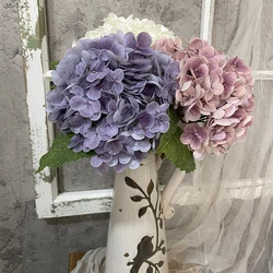 SunMade High-end Big Hand Feeling Hydrangea Branch Table Decoration for Wedding Home Decor Flores Artificales Decoration Mariage