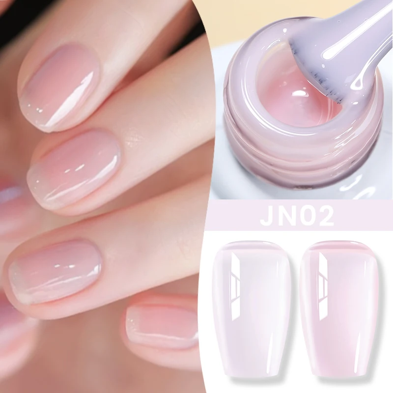 BORN PRETTY 83 Farben 10 ml Jelly Nude Gel Nagellack Herbst Bernstein Halbtransparente Maniküre Soak Off UV LED Nägel Gel Lack