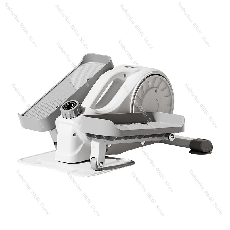 Mini máquina elíptica para uso doméstico, máquina para caminar silenciosa para la belleza de las piernas, máquina de pisar que ahorra espacio para apartamentos pequeños
