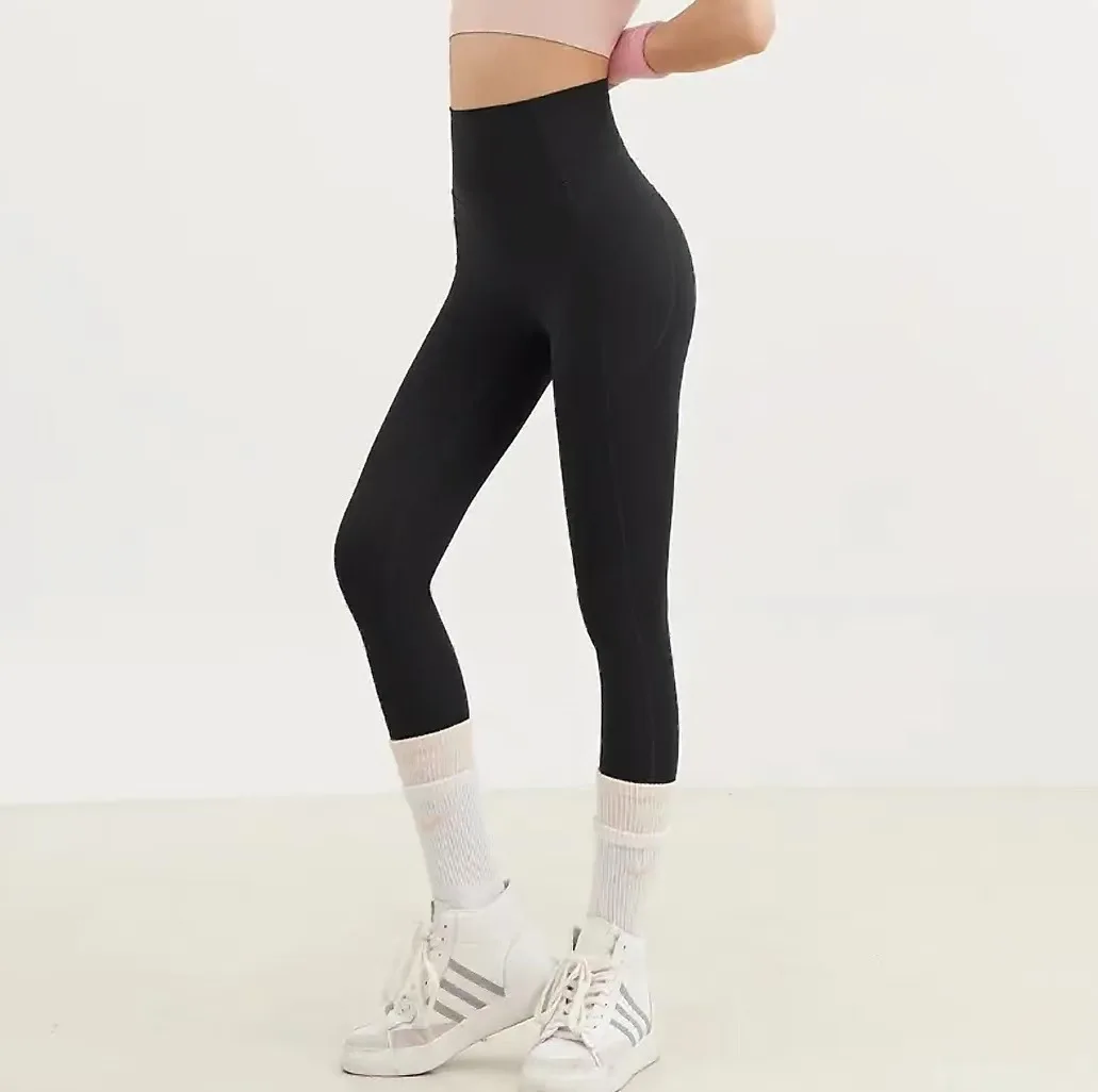 Women's Workout Leggings with Pockets, High Waist Yoga Pants for Running & Cycling, Tummy Control Fitness Tights
