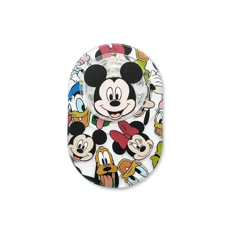 Disney Anime Mickey Mouse MagSafe Phone Stand Cute Cartoon Internet Celebrity Magnetic Phone Airbag Folding Telescopic Paddle