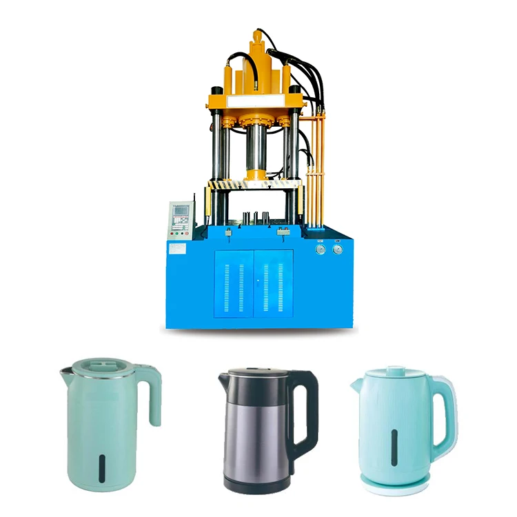 كامل التلقائي 1.8L ~ 2.8L طبل خط إنتاج جهاز طبخ الأرز وعاء الألومنيوم ماكينة أربعة أعمدة 350T الصحافة الهيدروليكية
