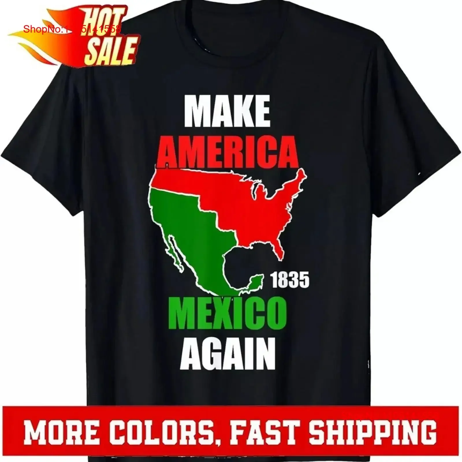 Make America Mexico Again Mexican Pride Funny Flag T Shirt vintage Washed graphic Versatile fashion Stretched