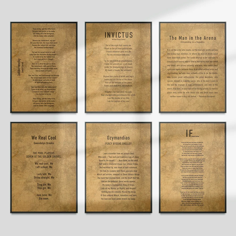 Typography Fun Text Print Art Poster Positive Affirmation Quote Canvas Painting Bedroom Decor Wall Stickers