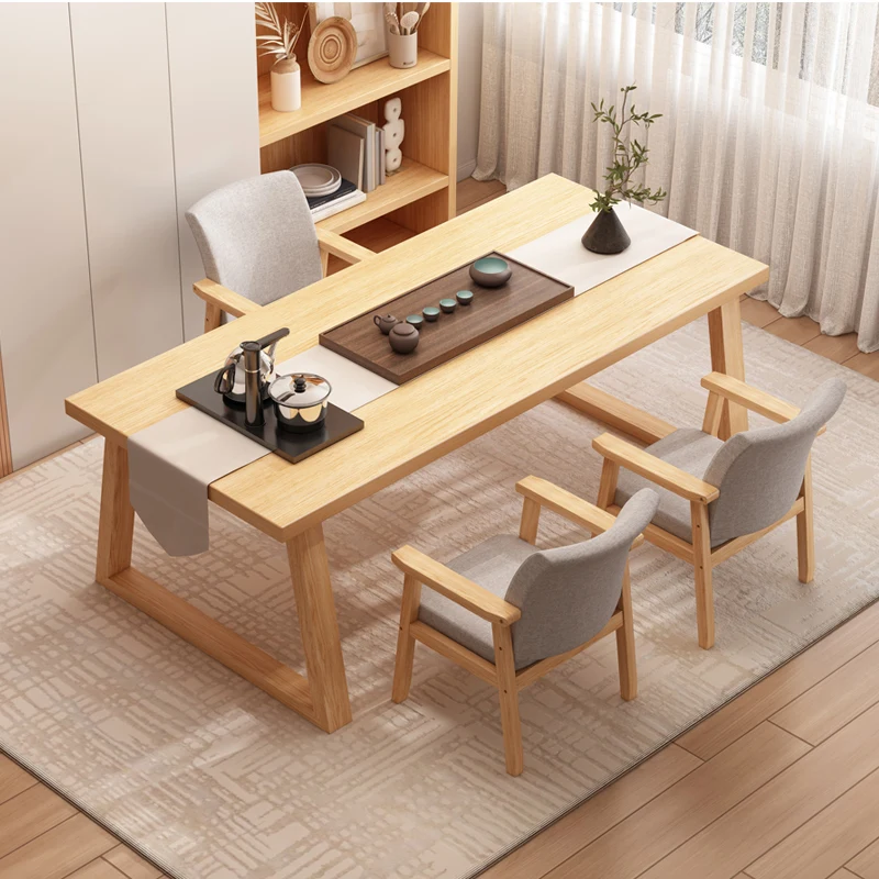 

Tea table and chair combination living room home office desk room reception table rectangular