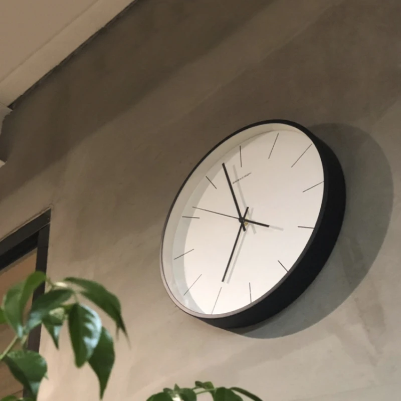 

minimalist wall clock advanced sense ins living room modern minimalist home clock wall-mounted silent clocks without punching.