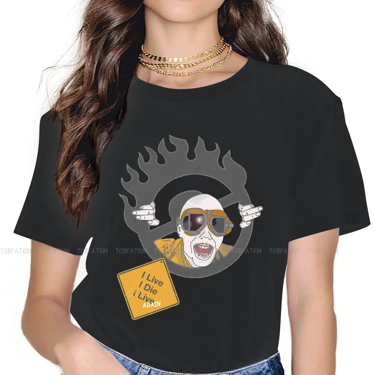 I Live I Die Special TShirt for Girl Mad Max Film 4XL Creative Gift Clothes  T Shirt Ofertas