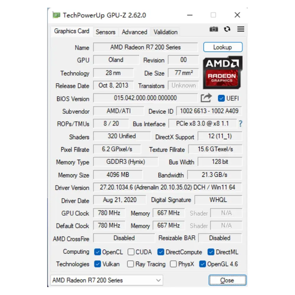 SOYO R7 240 Gaming Card DDR3 4G Placa De Video AMD Radeon Low Profile Graphics Video Card For Desktop HDMI+DVI+CRT PCIe3.0x8