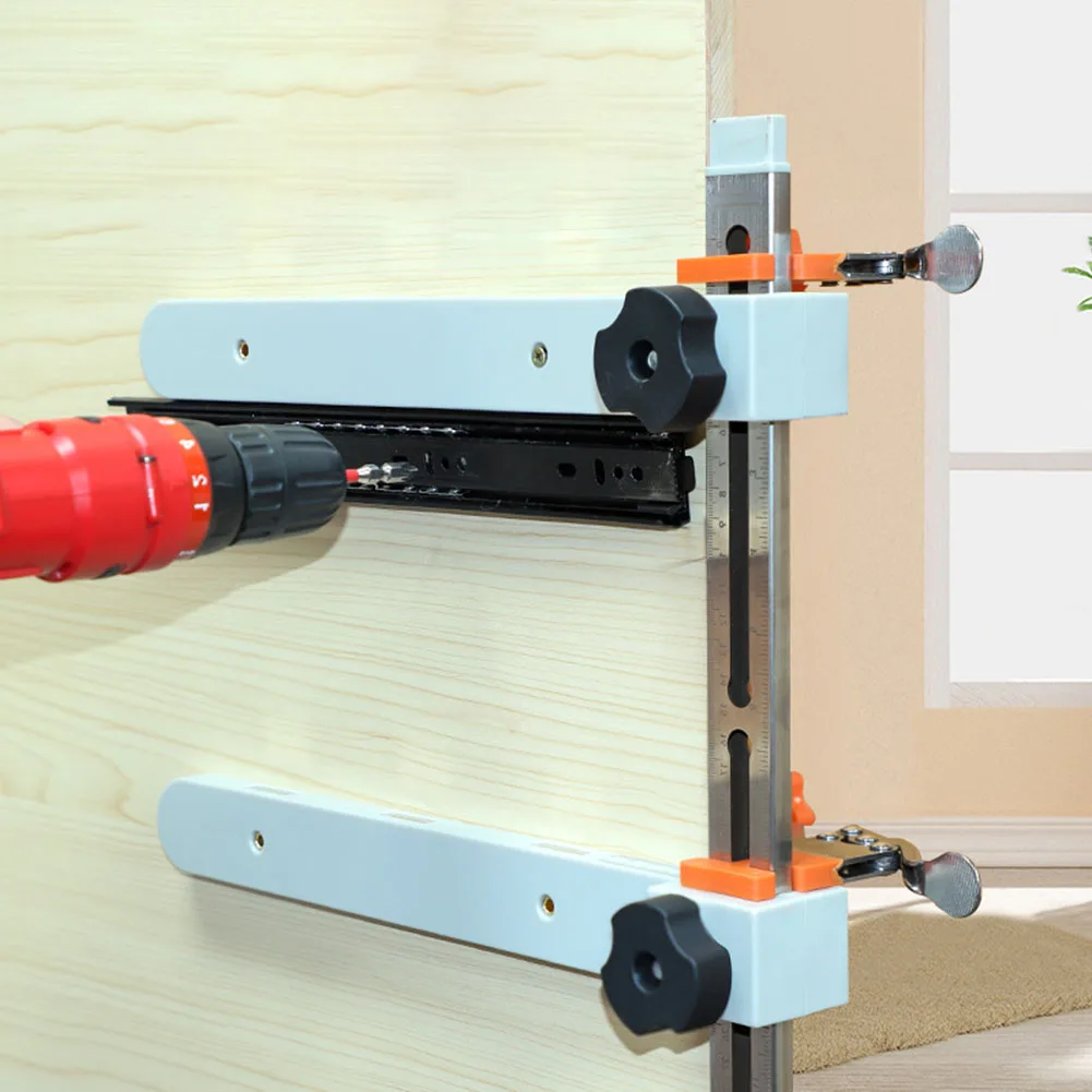 DIY Installation Drawer Jig Dual-scale Measurement Damage-free Installation Effortless Setup Environmental Durability