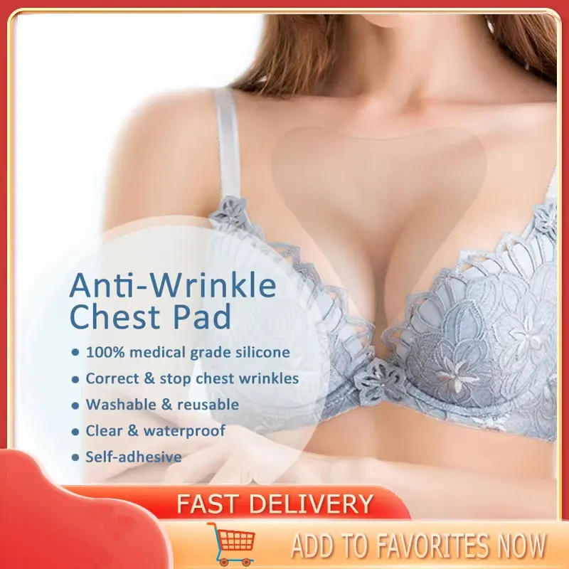 Reusable Anti-aging Silicone Invisible Chest Patch Self Adhesive Anti Wrinkle Chest Pad Eliminate Prevent Wrinkled Chest Care