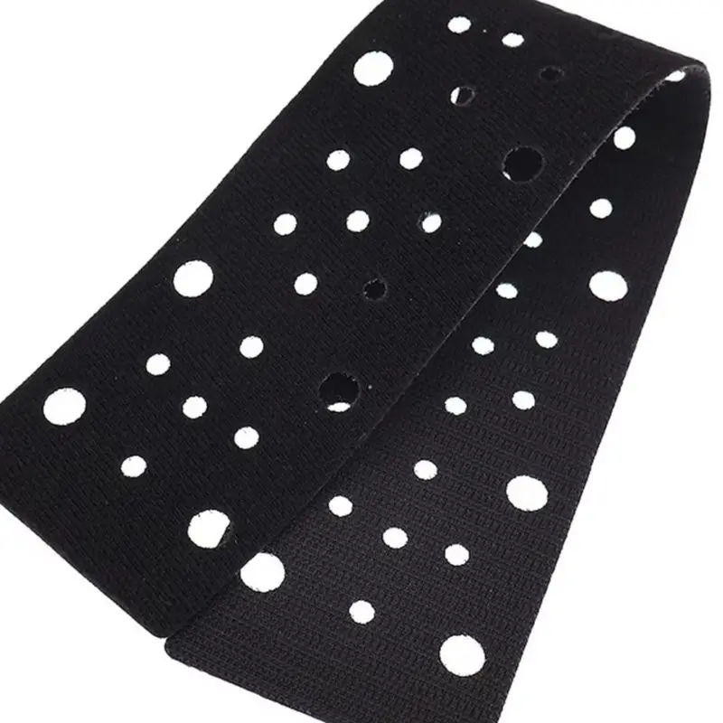 70x400mm 53 Hole Black Polishing Pad Nylon Fastening System Buffer For Car Paint Protection Sanding Tool Accessories