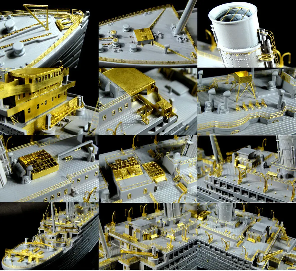 Rainbow PE 1/700 R.M.S. TITANIC full upgrade parts RB7020