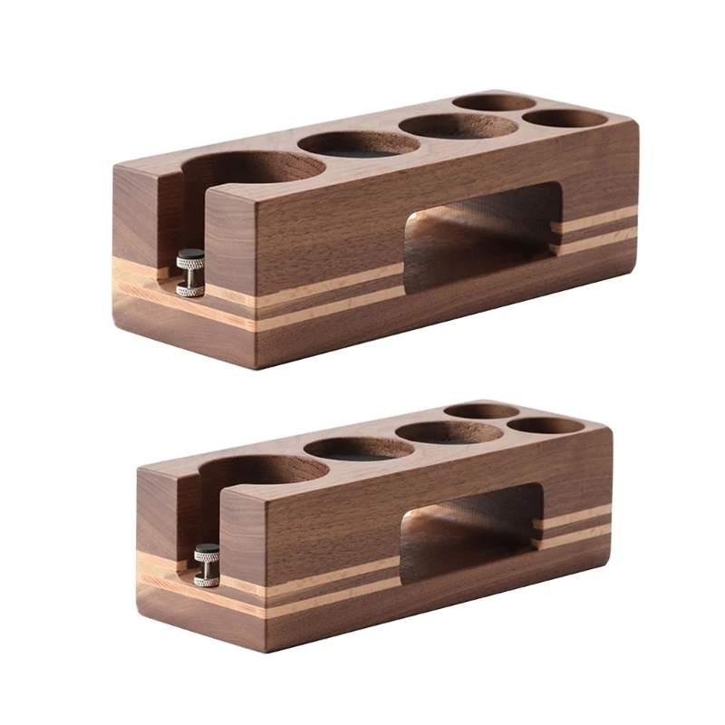 Держатель тампера для кофе, портативный фильтр 51/58 мм, деревянная подставка, станция тампера, дропшиппинг