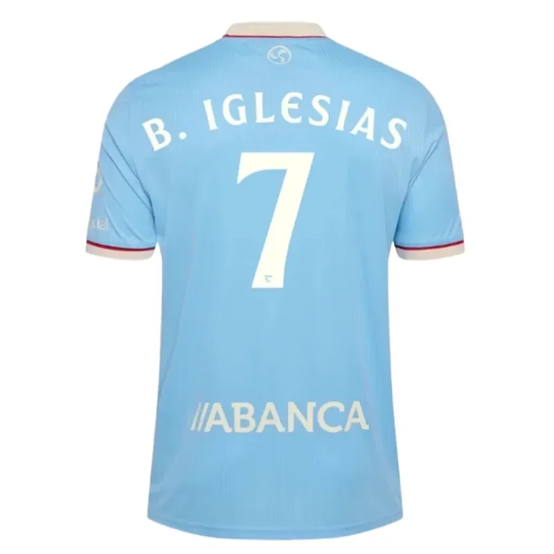 Borja Iglesias 26-27 Fußballtrikot, 3D-gedrucktes, schnelltrocknendes, atmungsaktives T-Shirt, Mesh-Fußballtrikot für Männer und Frauen – Detail 3