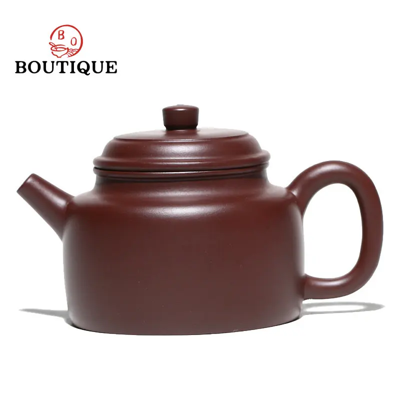 

190ML Authentic Yixing Purple Sands Tea Pot Classic Raw Ore Zisha Pot Filter Teapot Household Tea Making Pot Tea Ceremony Gift