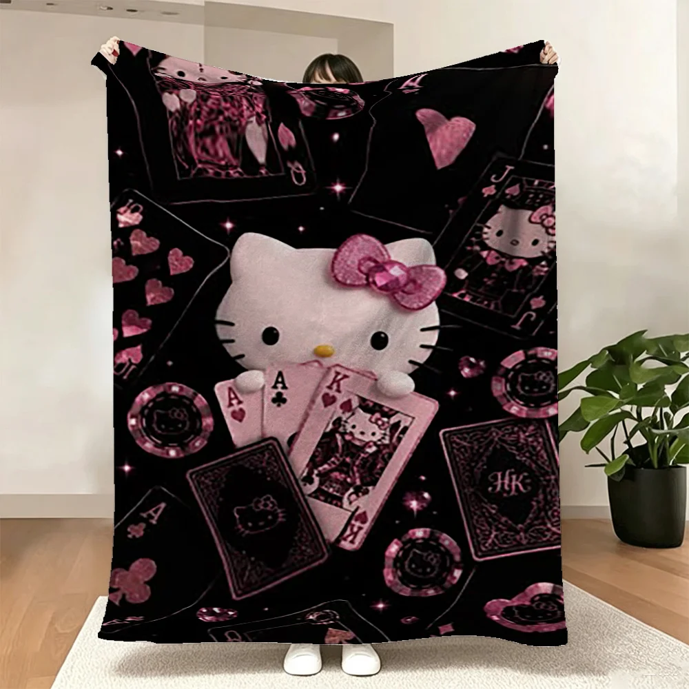 manta-decorativa-com-estampa-de-cartas-de-poker-e-fichas-de-gato-de-desenho-animado-padrao-coracoes-em-preto-e-rosa-para-decoracao-de-casa-sofa-e-cama
