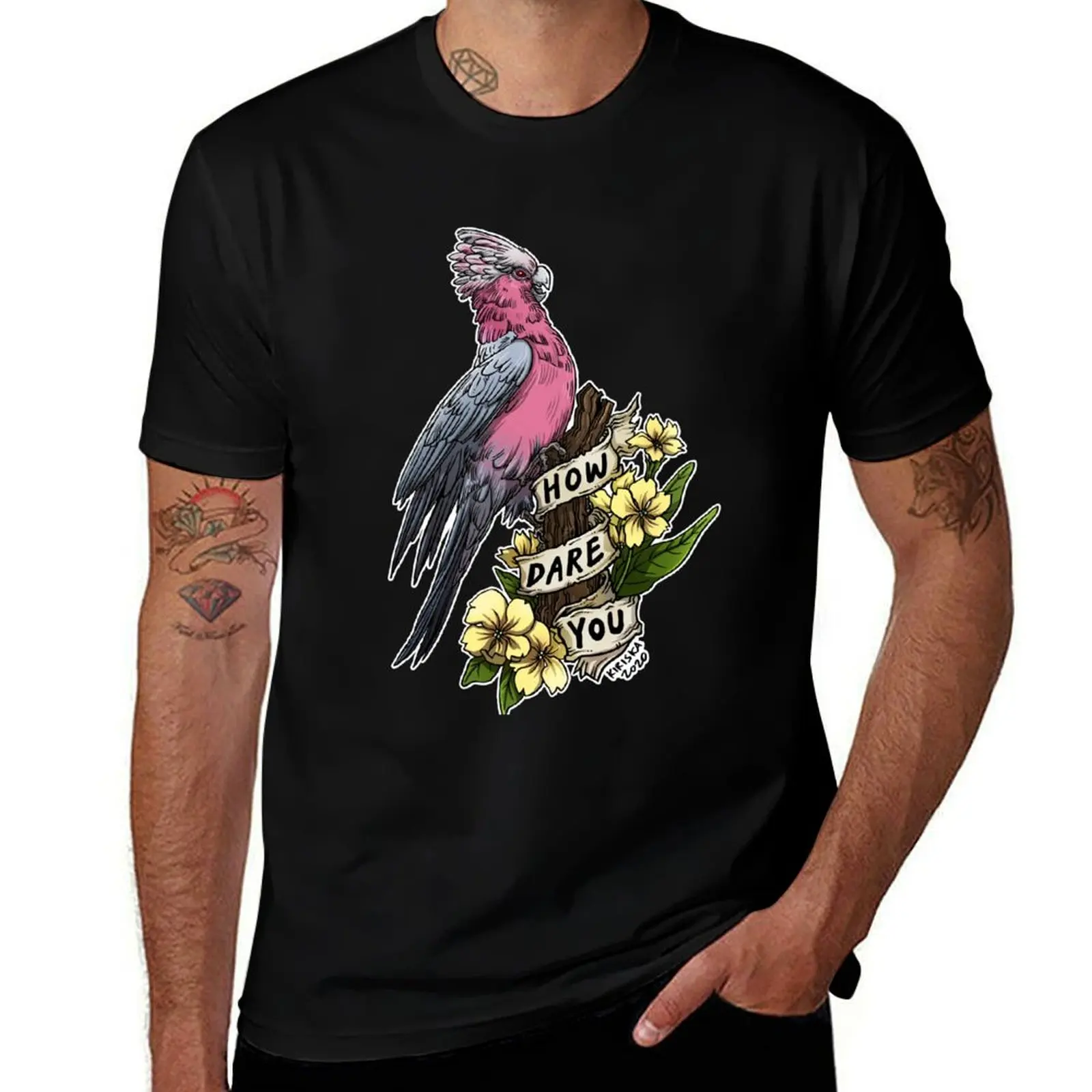 T-shirt How Dare You pour activités de plein air et sports