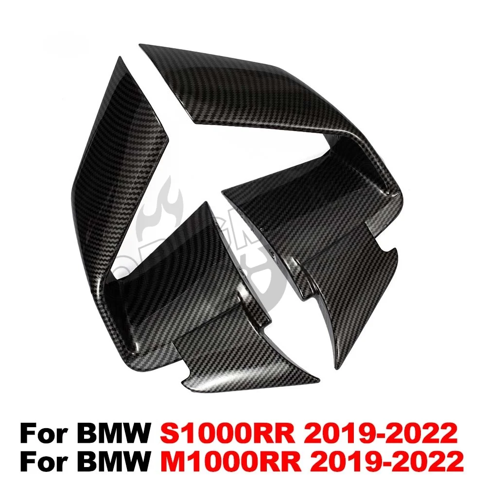 

Motorcycle Front Fixed Wing Fairing Side Winglet Aerodynamic Wing Kit Spoilers Fit For BMW S1000RR M1000RR 2022 2021 2020 2019