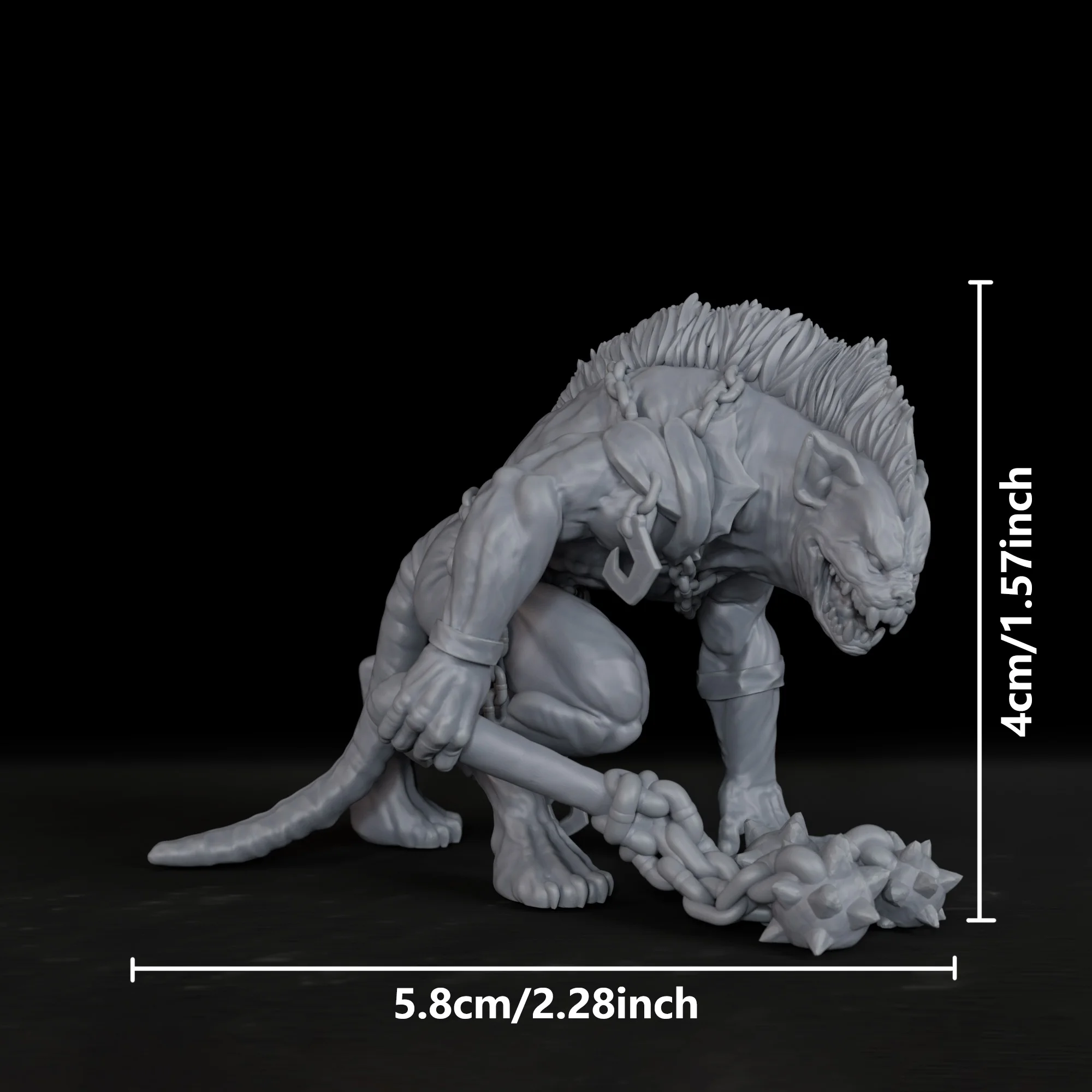Fantasy Yeenoghu Minis - Board Game Gifts & Accessories for Fantasy RPG, Halloween & Christmas Gift for Friends