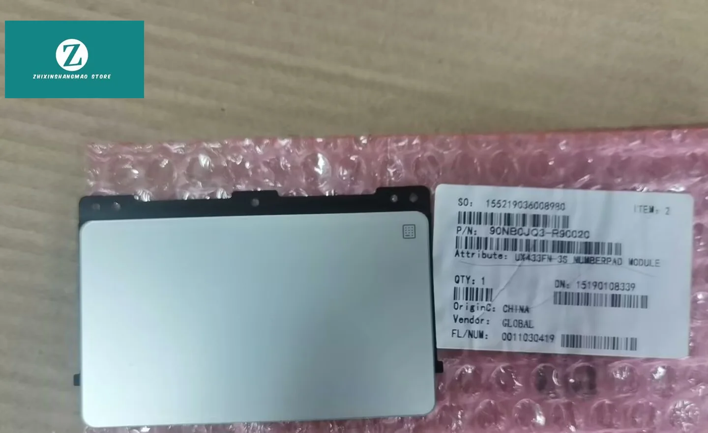 FOR Asus Zenbook UX433FA UX433FN Touchpad Tracpad Module 04060-01391500 04060-01391400