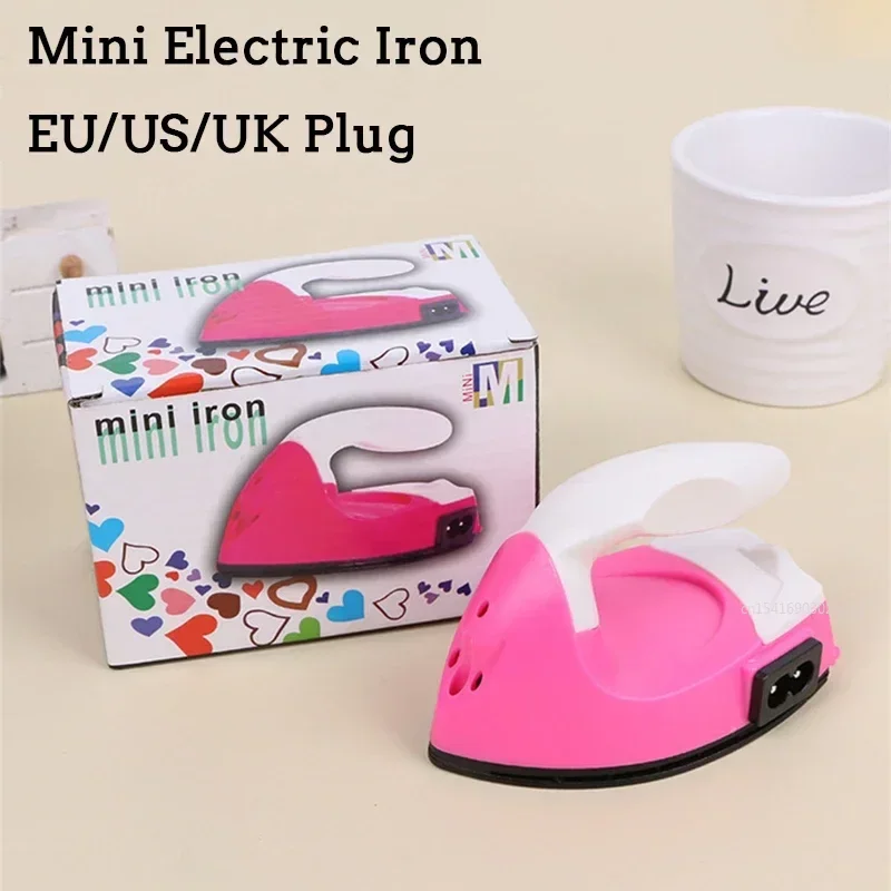 Mini Electric Iron Portable Handheld Heat Press Home Travel Craft Iron for Ironing Baby Clothes Heat Press Machine Handmade DIY