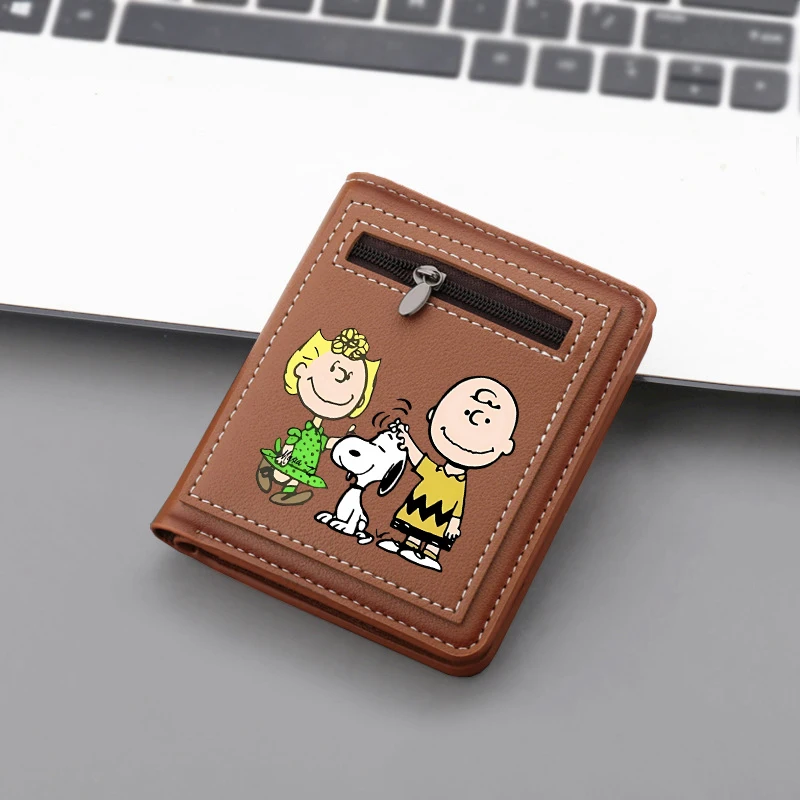 

Snoopys Male Wallet Female Cartoon Coin Purse Credit Card Holder Passport PU Waterproof Driving License Bag ID Cards Cover Gift