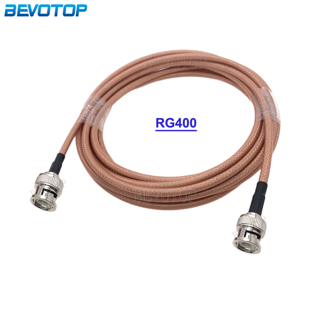 

RG400 Cable Double Shielded BNC Male to BNC Male Plug High Quality Low Loss 50-3 50 Ohm RF Coaxial Cable Jumper Adapter 10CM-30M