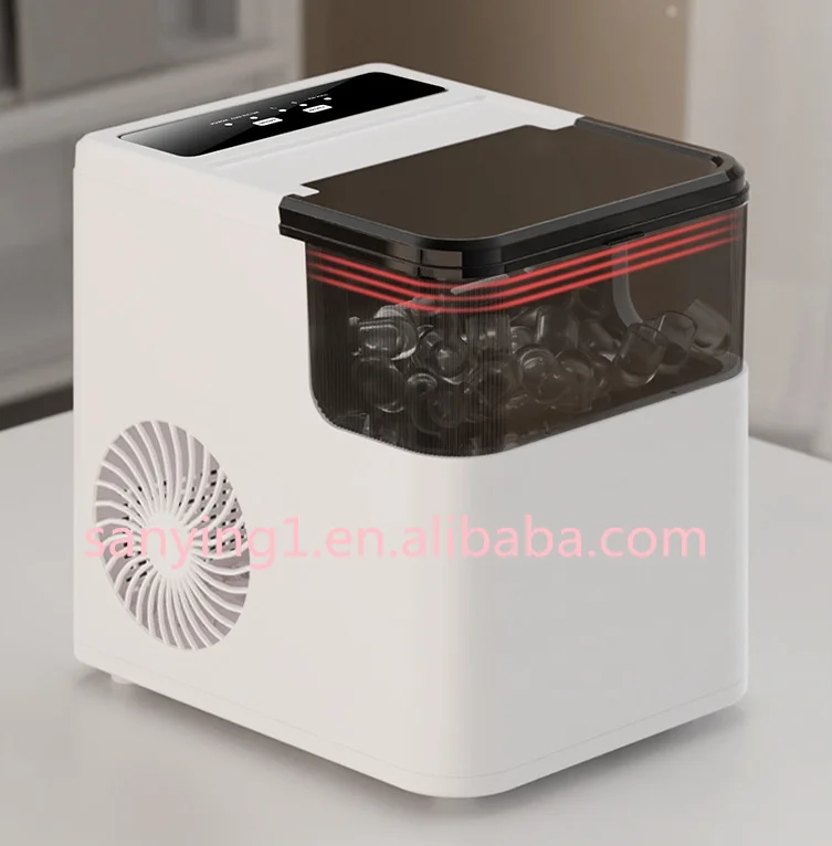 Quick-Ice Mini Home Ice Maker Compact Countertop Machine for Daily Use Small Gatherings