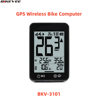 New Wireless Bike Computer USB-C Rechargeable Waterproof GPS Speedometer Odometer Bicycle Computer with Backlight Holder