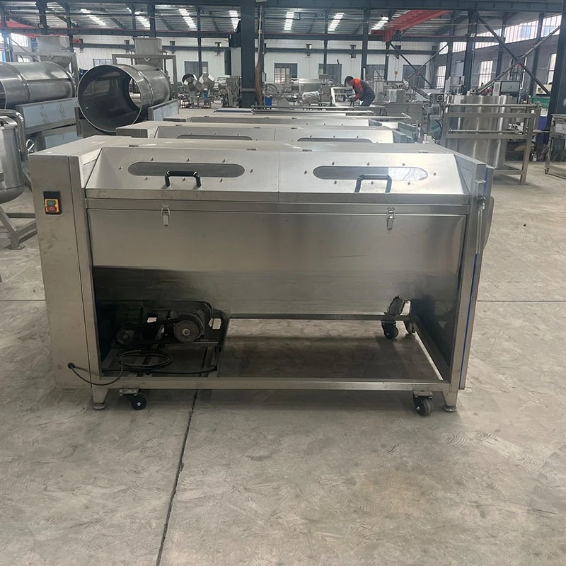 Brush roller cleaning machine peeling cleaning automatic sludge cleaning machine