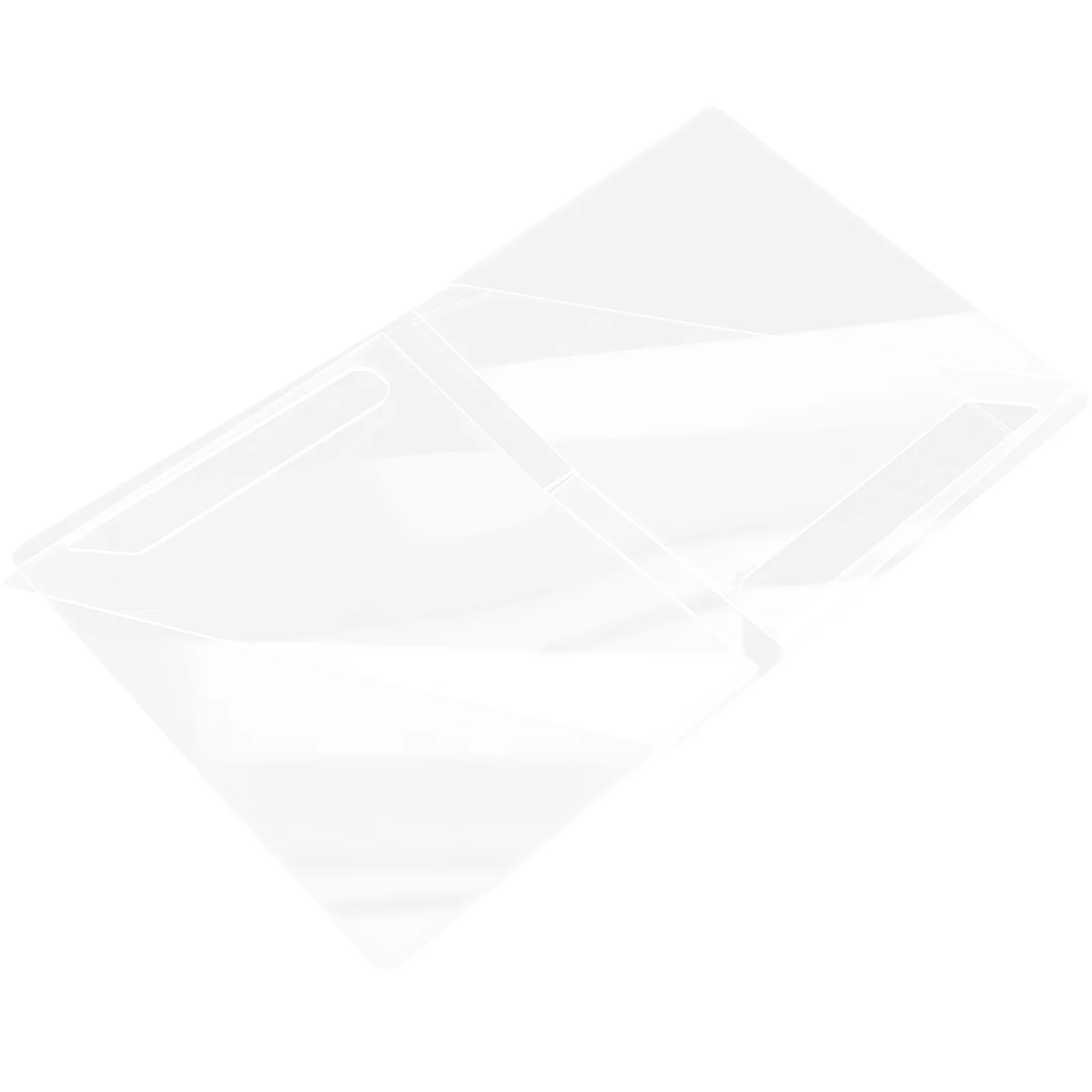 Acrylic Book Stand Transparent Desktop Display Shelf For Books Magazines Cooking Recipes Kitchen Counter Organizer Storage Rack