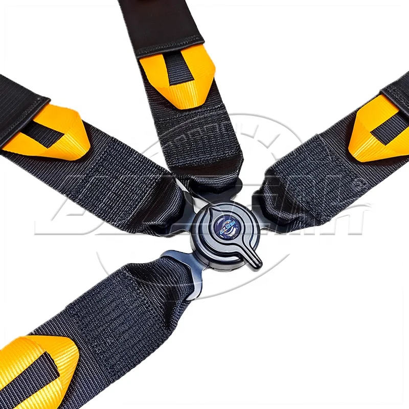 WZSEAHI Factory Supply Car Racing Simulator 3inch Seat Belt Quick Removal 4-point Racing Harness