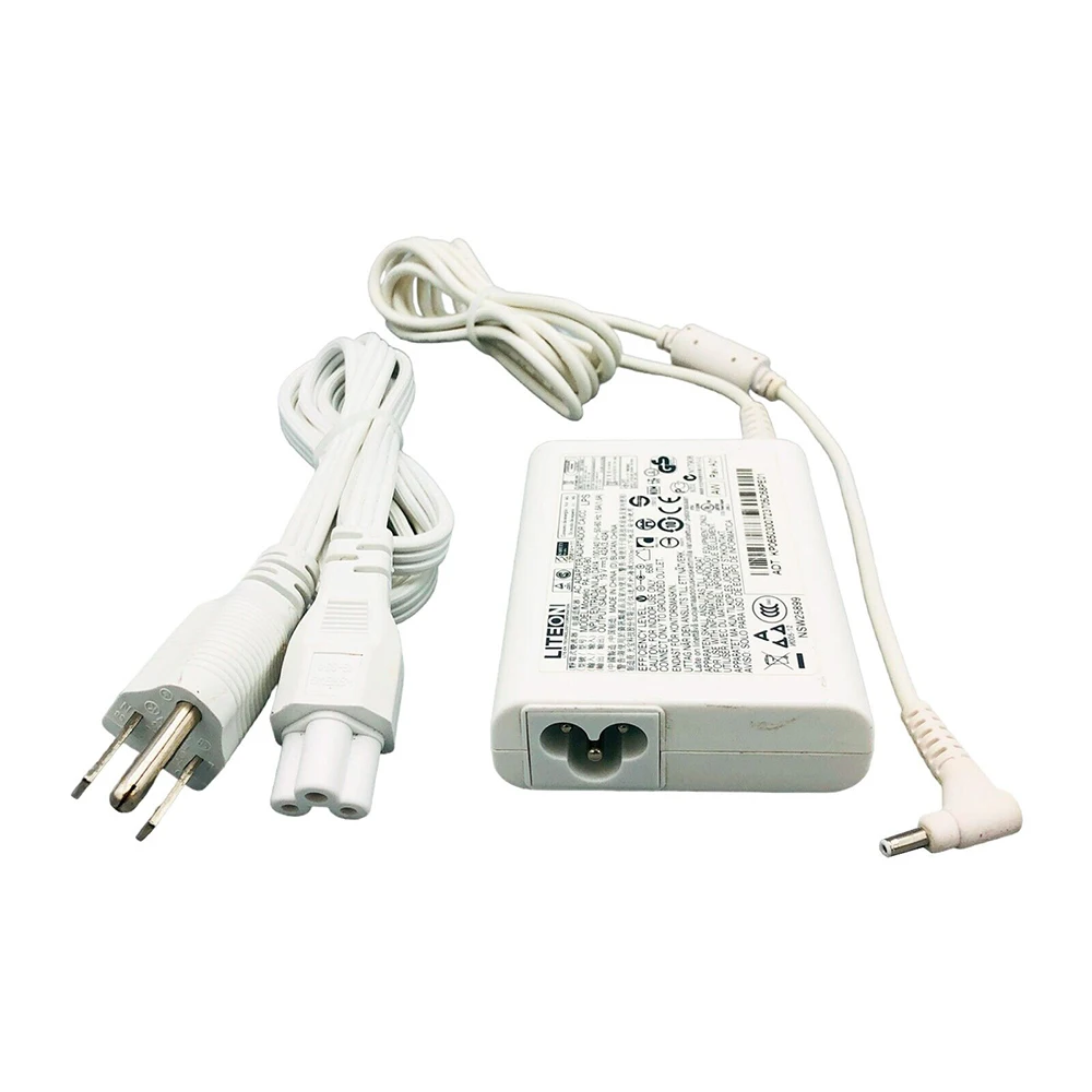 Imagem -05 - Adaptador de Laptop Original para Acer Aspire Carregador Branco 65w 19v 3.42a 3.0x1.1 mm Pa165080 Spin Sp31453 Sp314-54 Novo